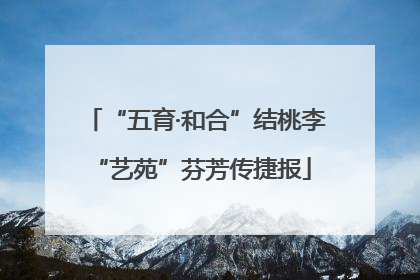 “五育·和合”结桃李 “艺苑”芬芳传捷报