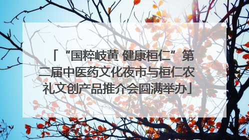 “国粹岐黄 健康桓仁”第二届中医药文化夜市与桓仁农礼文创产品推介会圆满举办