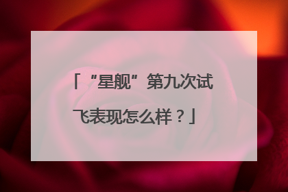 “星舰”第九次试飞表现怎么样？