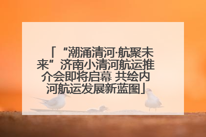 “潮涌清河·航聚未来”济南小清河航运推介会即将启幕 共绘内河航运发展新蓝图