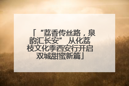 “荔香传丝路，泉韵汇长安” 从化荔枝文化季西安行开启双城甜蜜新篇
