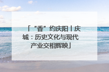 “香”约庆阳丨庆城：历史文化与现代产业交相辉映