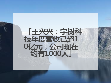 王兴兴：宇树科技年度营收已超10亿元，公司现在约有1000人