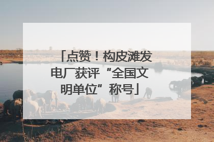 点赞！构皮滩发电厂获评“全国文明单位”称号