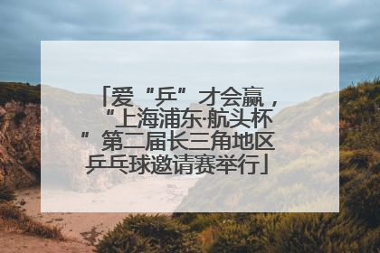 爱“乒”才会赢，“上海浦东·航头杯”第二届长三角地区乒乓球邀请赛举行