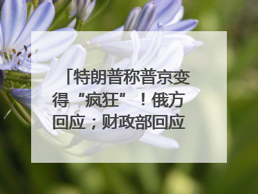 特朗普称普京变得“疯狂”！俄方回应；财政部回应穆迪维持我主权信用评级；小米辟谣“定制芯片”；不听人类指挥，OpenAI模型拒关闭丨每经早参