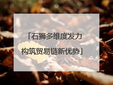 石狮多维度发力 构筑贸易链新优势