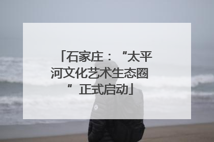 石家庄：“太平河文化艺术生态圈”正式启动