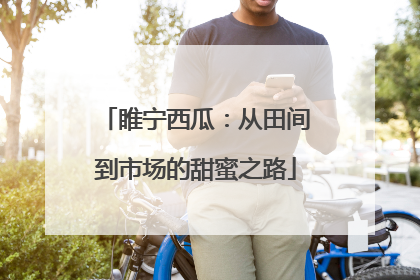 睢宁西瓜：从田间到市场的甜蜜之路