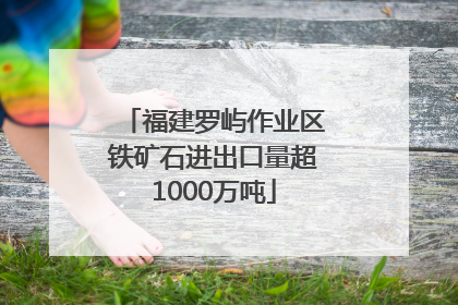 福建罗屿作业区铁矿石进出口量超1000万吨