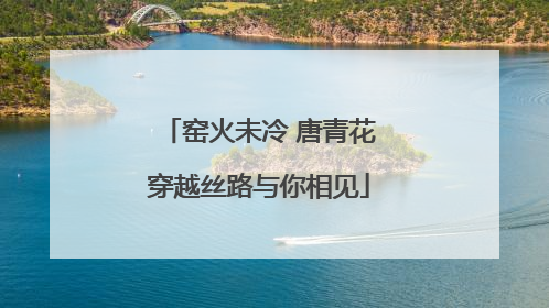 窑火未冷 唐青花穿越丝路与你相见