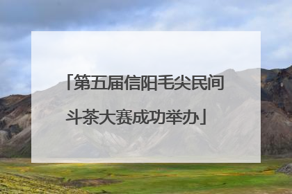 第五届信阳毛尖民间斗茶大赛成功举办