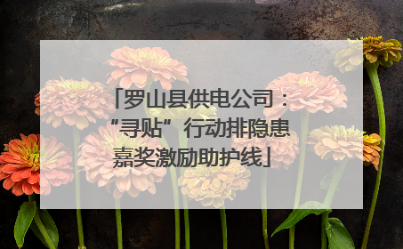 罗山县供电公司：“寻贴”行动排隐患 嘉奖激励助护线
