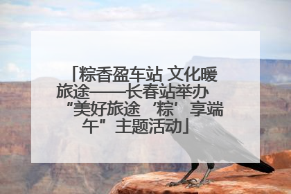 粽香盈车站 文化暖旅途——长春站举办 “美好旅途‘粽’享端午”主题活动