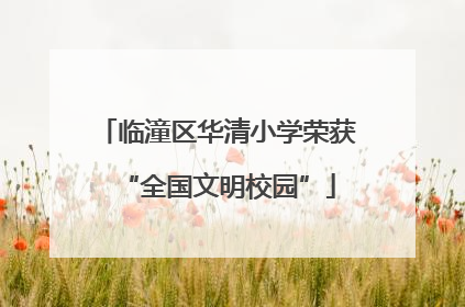 临潼区华清小学荣获“全国文明校园”