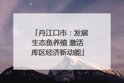 丹江口市：发展生态鱼养殖 激活库区经济新动能