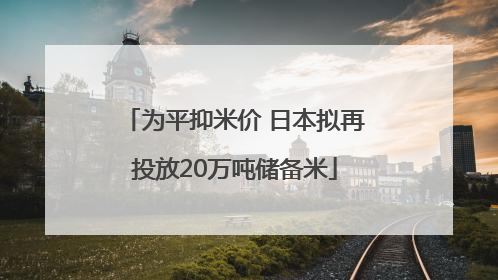 为平抑米价 日本拟再投放20万吨储备米