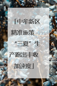 中牟新区精准施策 “三夏”生产跑出丰收加速度