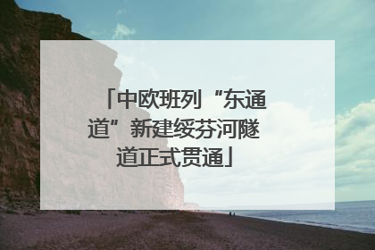 中欧班列“东通道”新建绥芬河隧道正式贯通