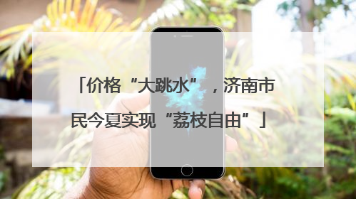 价格“大跳水”，济南市民今夏实现“荔枝自由”