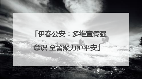 伊春公安：多维宣传强意识 全警聚力护平安