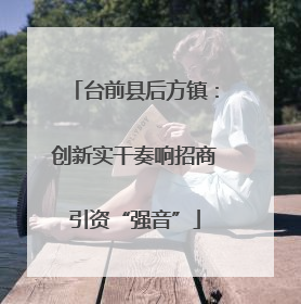 台前县后方镇：创新实干奏响招商引资“强音”