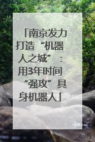 南京发力打造“机器人之城”：用3年时间“强攻”具身机器人