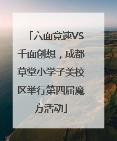 六面竞速VS千面创想，成都草堂小学子美校区举行第四届魔方活动
