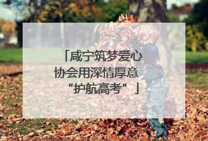 咸宁筑梦爱心协会用深情厚意“护航高考”