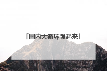 国内大循环强起来