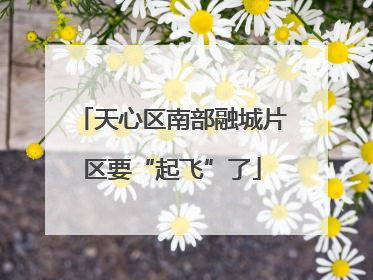天心区南部融城片区要“起飞”了