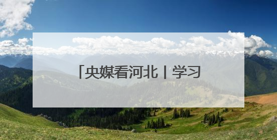 央媒看河北丨学习教育走深走实 产业集群向新向好