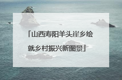 山西寿阳羊头崖乡绘就乡村振兴新图景