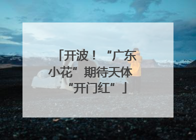 开波！“广东小花”期待天体“开门红”
