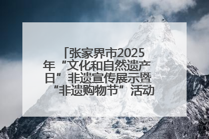 张家界市2025年“文化和自然遗产日”非遗宣传展示暨“非遗购物节”活动在慈利县盛大启幕