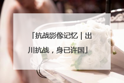 抗战影像记忆｜出川抗战，身已许国
