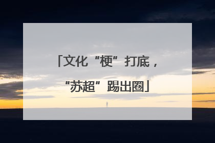 文化“梗”打底，“苏超”踢出圈