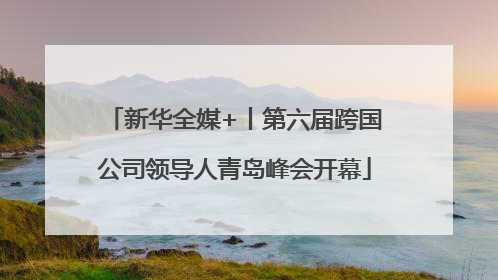 新华全媒+丨第六届跨国公司领导人青岛峰会开幕