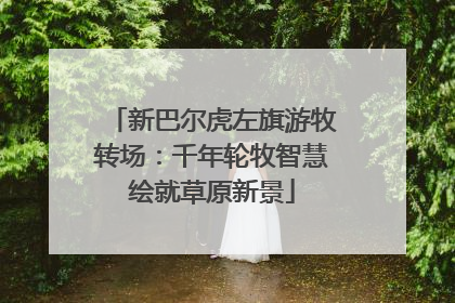 新巴尔虎左旗游牧转场：千年轮牧智慧绘就草原新景