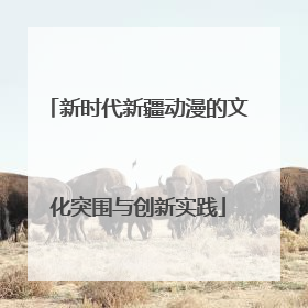 新时代新疆动漫的文化突围与创新实践