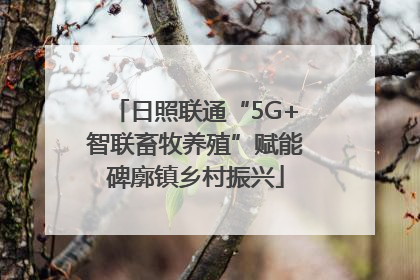 日照联通“5G+智联畜牧养殖”赋能碑廓镇乡村振兴