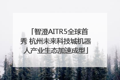 智澄AITR5全球首秀 杭州未来科技城机器人产业生态加速成型