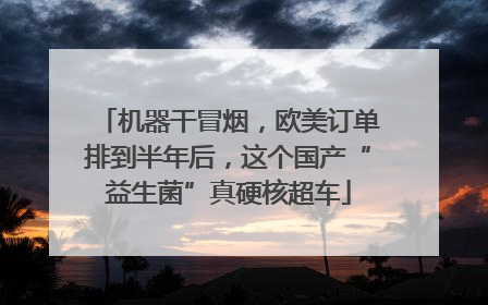 机器干冒烟，欧美订单排到半年后，这个国产“益生菌”真硬核超车
