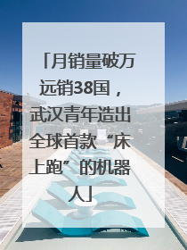 月销量破万远销38国，武汉青年造出全球首款“床上跑”的机器人