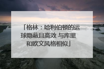 格林：哈利伯顿的运球隐蔽且高效 与库里和欧文风格相似