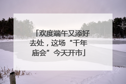 欢度端午又添好去处，这场“千年庙会”今天开市