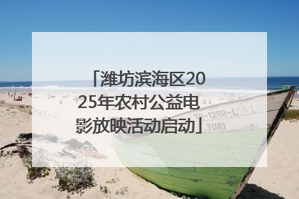 潍坊滨海区2025年农村公益电影放映活动启动