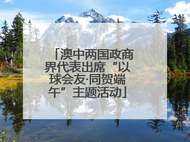 澳中两国政商界代表出席“以球会友·同贺端午”主题活动