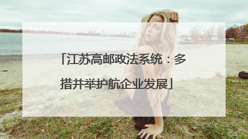 江苏高邮政法系统：多措并举护航企业发展