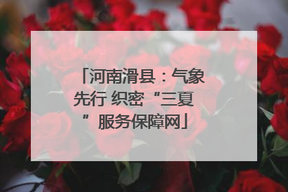 河南滑县：气象先行 织密“三夏”服务保障网